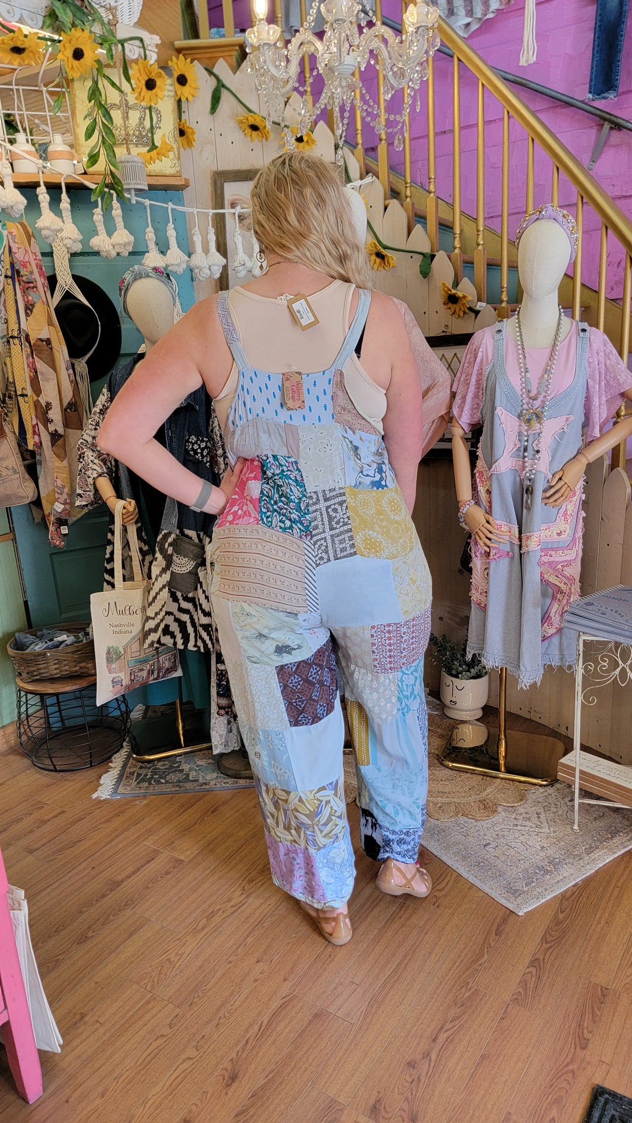 ロンパース・カバーオール LCC Bridget Romper Patchwork 18-24m Bridget Romper Patchwork Print – ARIRO