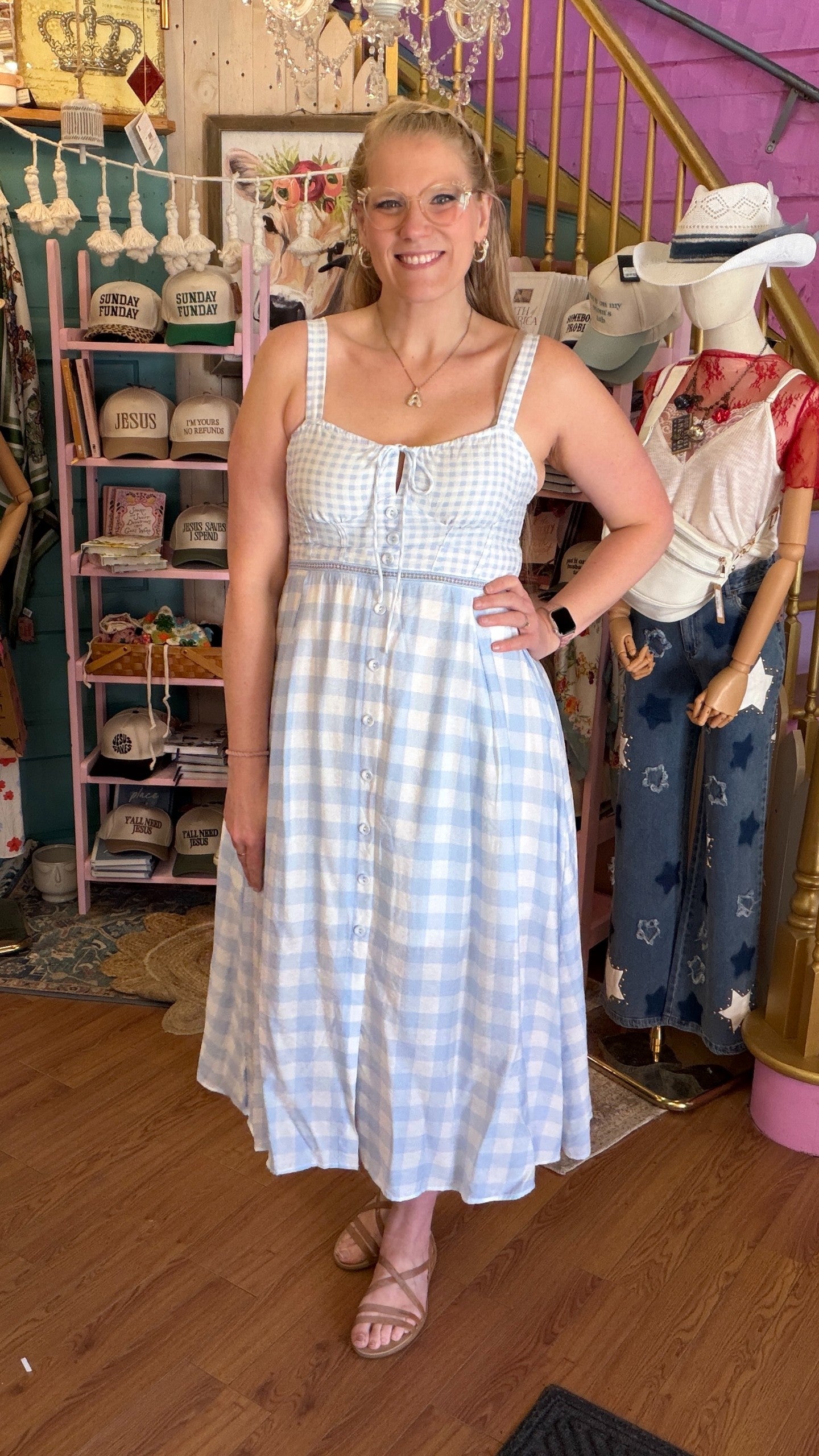 blue plaid corset dress Clothing : Mini Dresses : 'Malika' Blue Tartan Corset Mini Dress