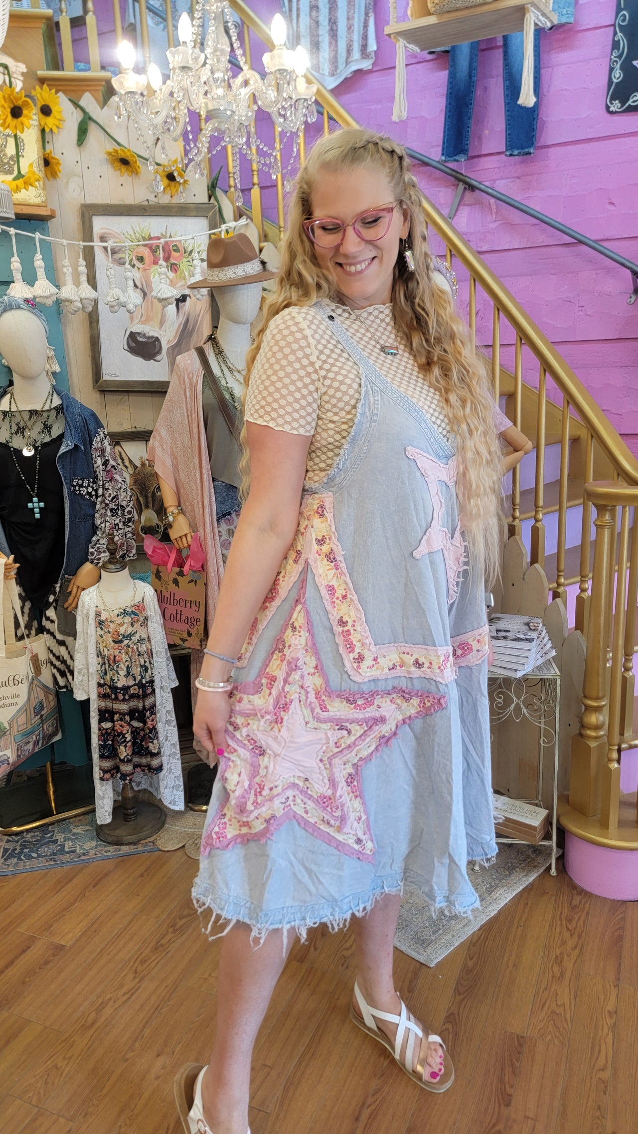 ロンパース・カバーオール LCC Bridget Romper Patchwork 18-24m Bridget Romper Patchwork Print– Little Cotton Clothes